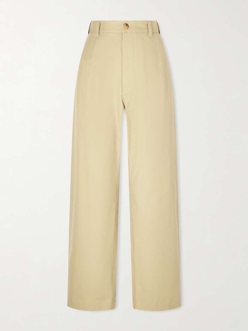 Loro Piana Yoko Cropped Cotton-poplin Pants