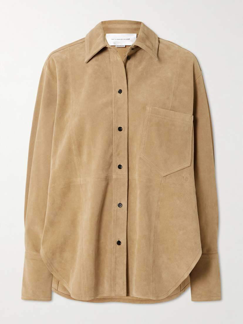 Victoria Beckham Suede Shirt