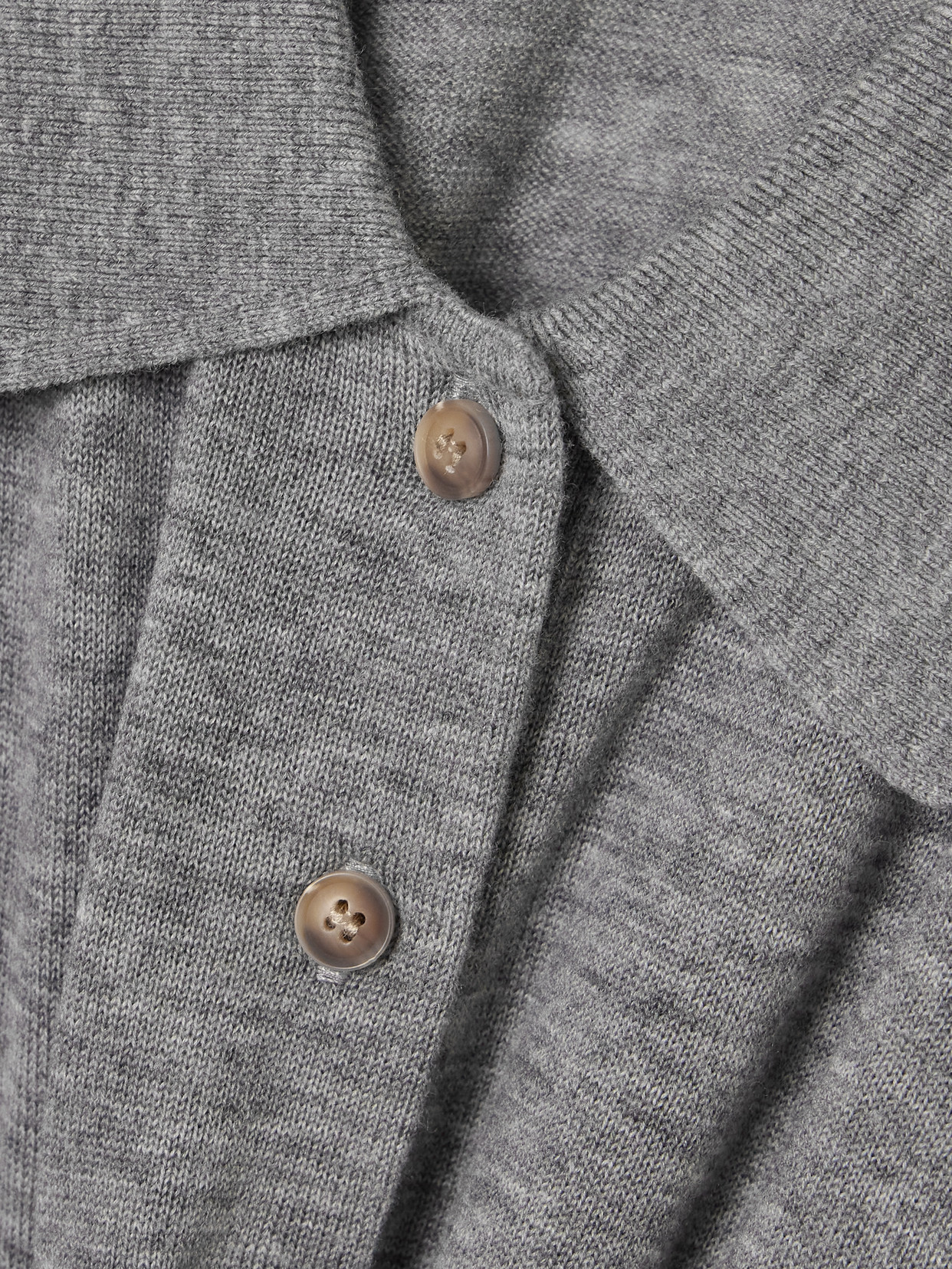 Victoria Beckham Polo Collar T-shirt Clothing In Gray