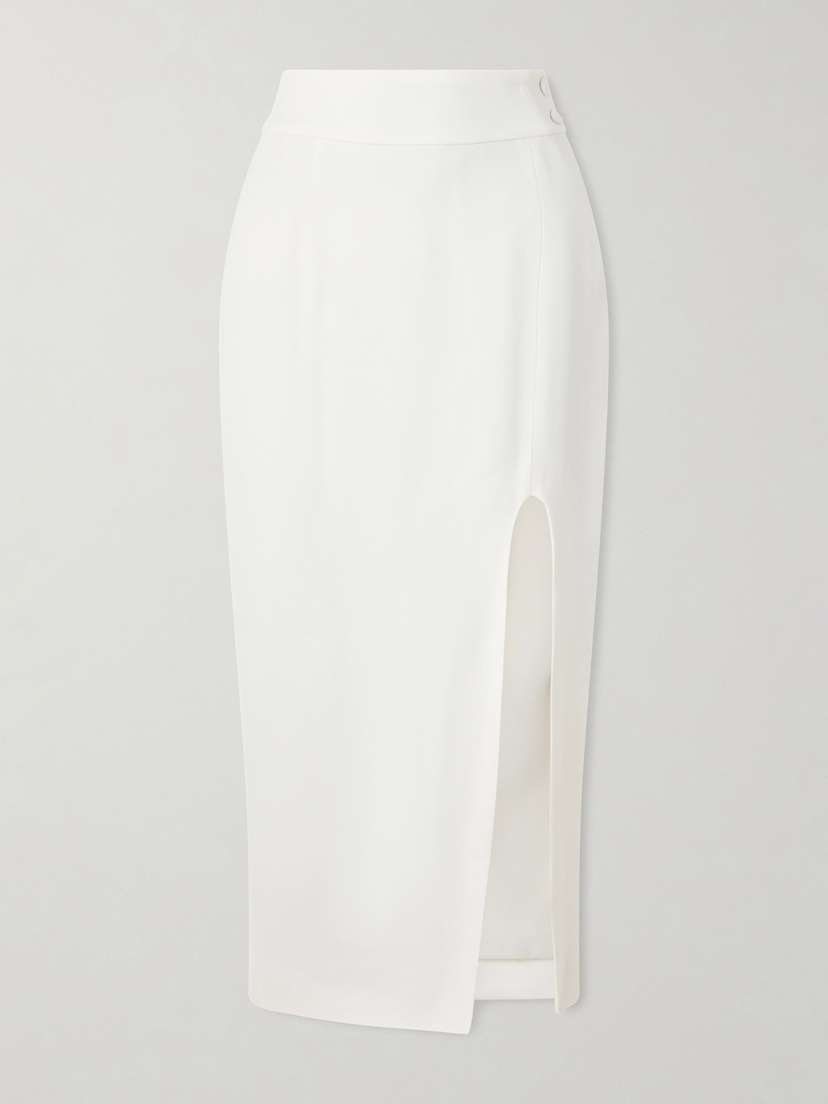 Victoria Beckham Twill Midi Skirt