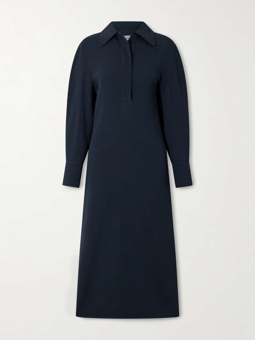 Victoria Beckham Crepe Midi Dress