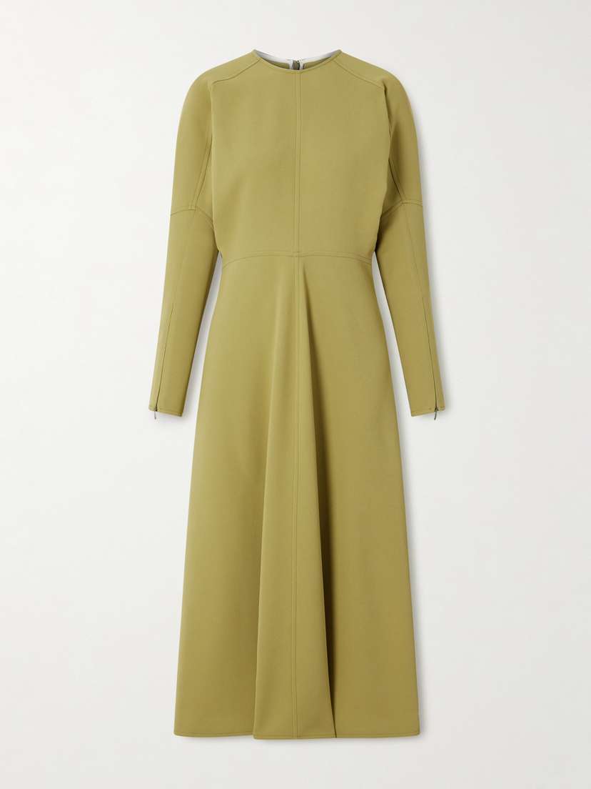 Victoria Beckham Crepe Midi Dress
