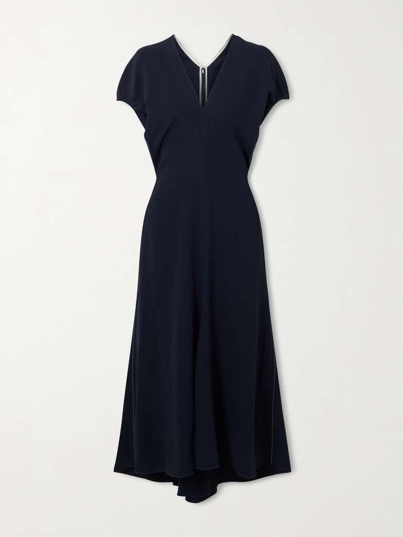 Victoria Beckham Crepe Midi Dress