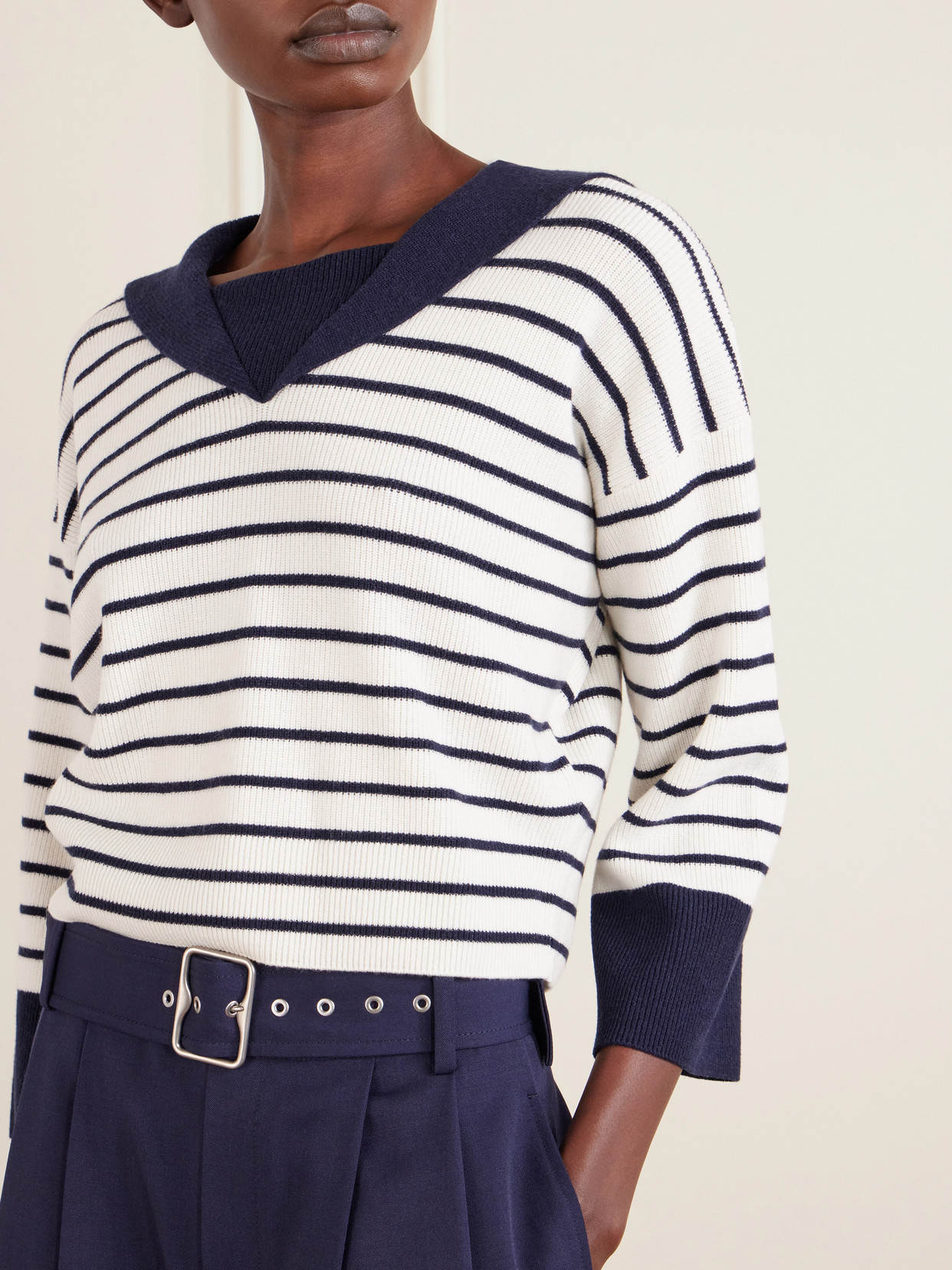 Collection - Striped Cashmere Sweater