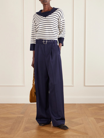 Ralph Lauren Collection Striped cashmere sweater