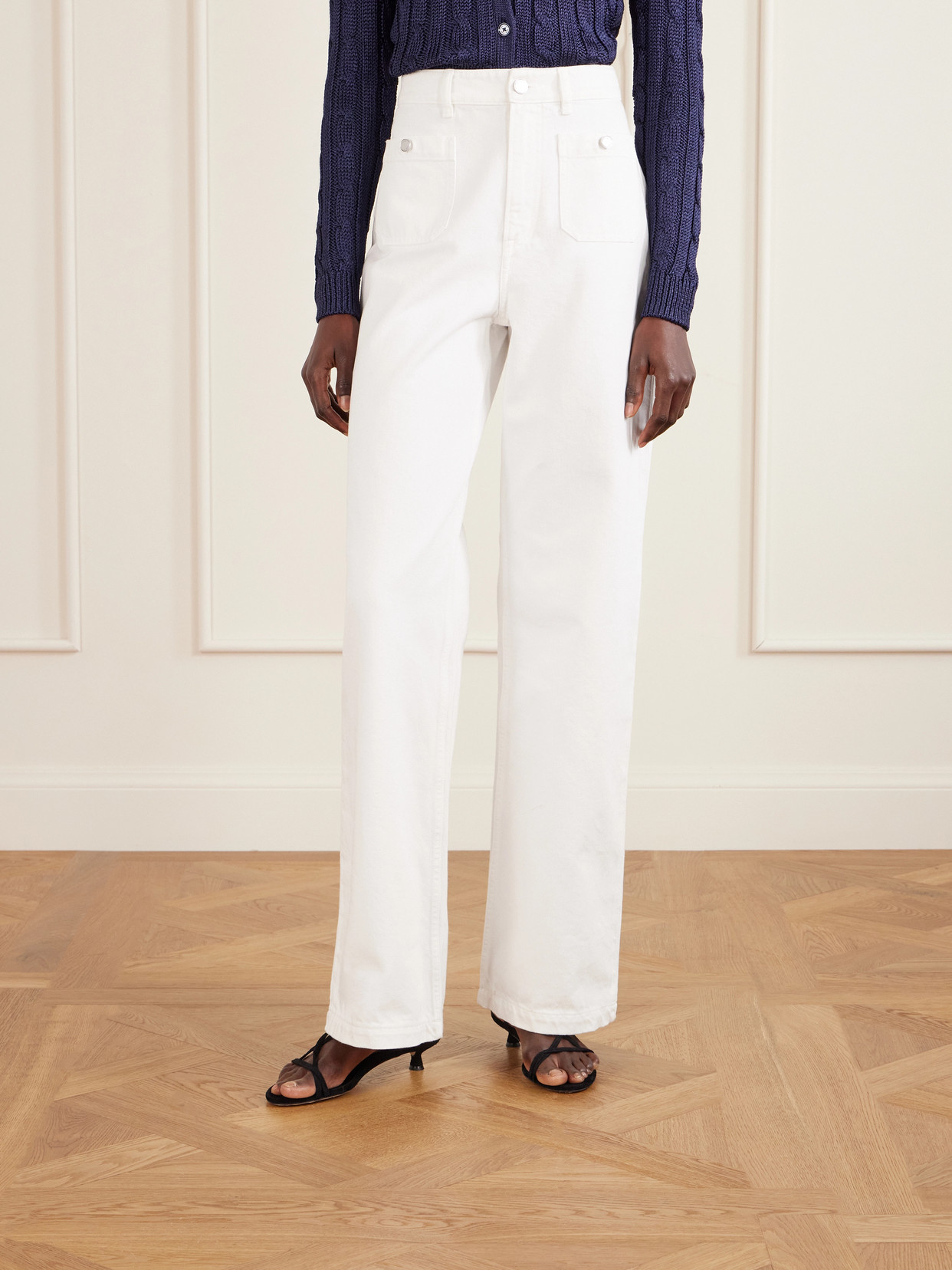 Collection - Dylon High-Rise Straight-Leg Jeans