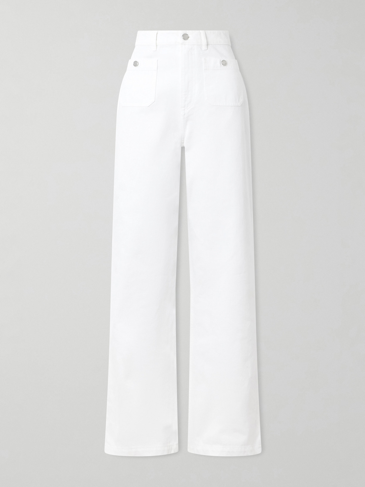 Ralph Lauren Dylon High-rise Straight-leg Jeans In White