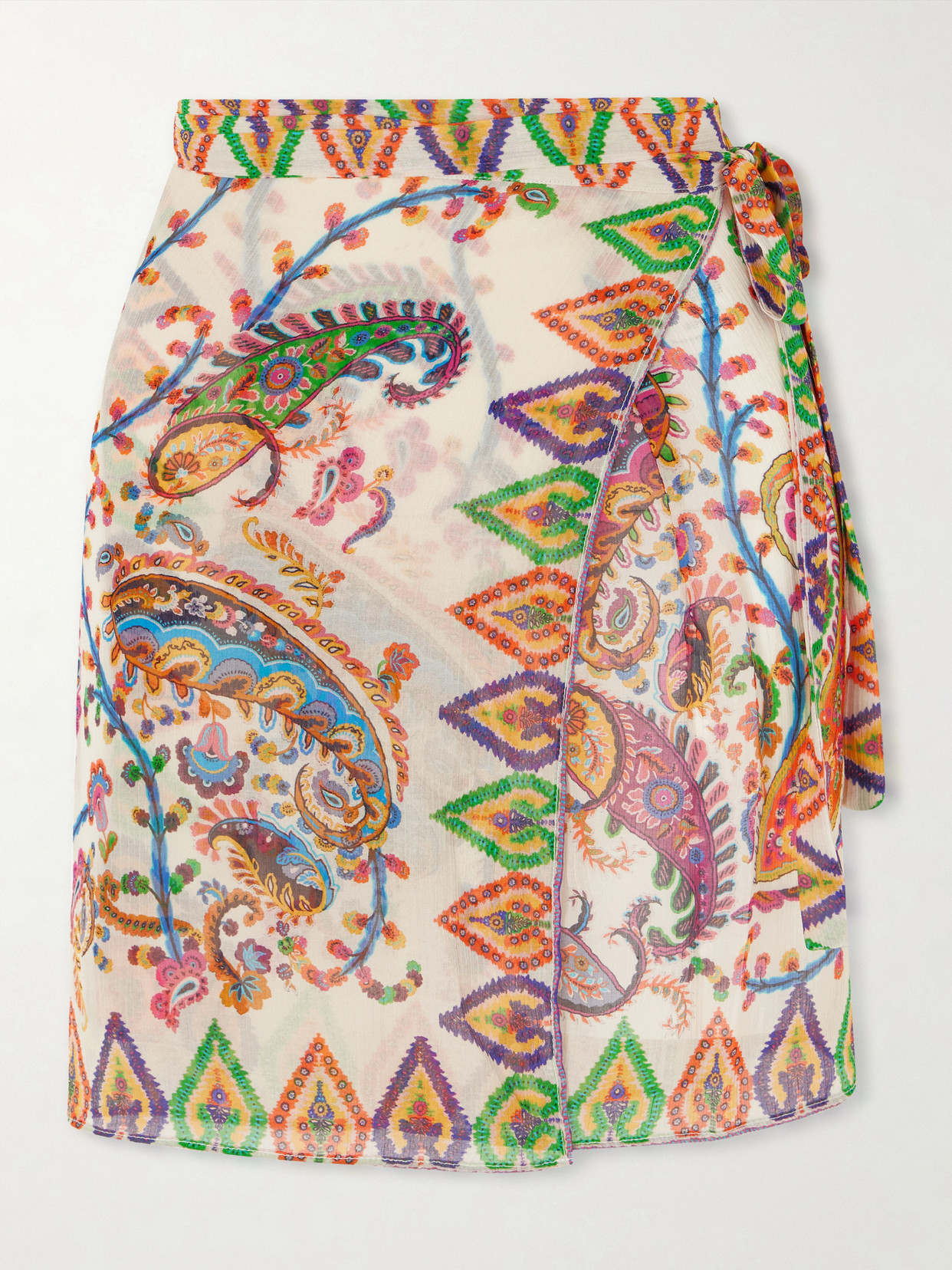 Etro Printed Voile Coverup In Multi