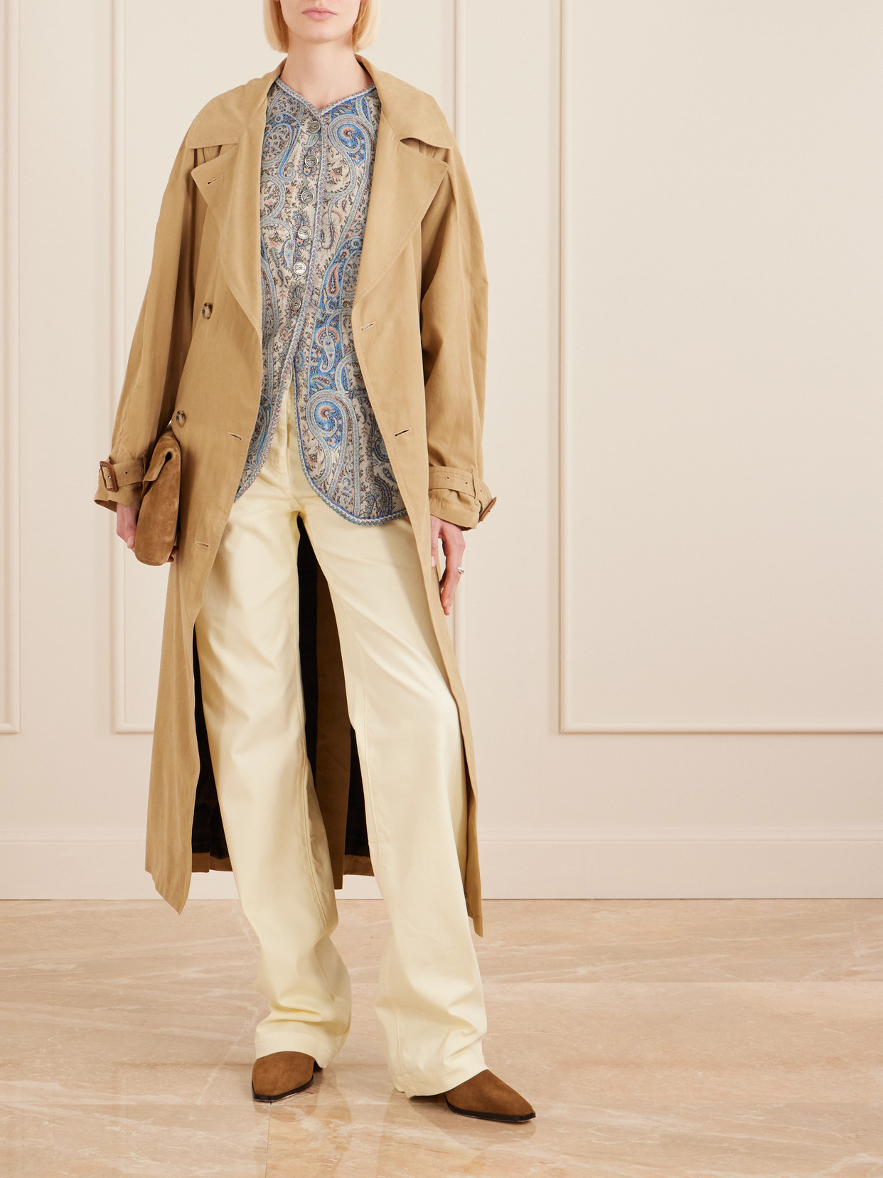 Etro Floral Paisley-motif Jacquard Waistcoat In Neutral