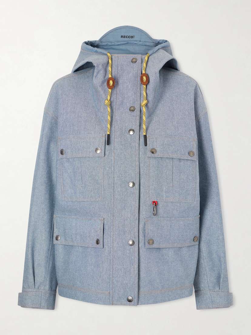 Moncler Grenoble Beziers Padded Denim Jacket