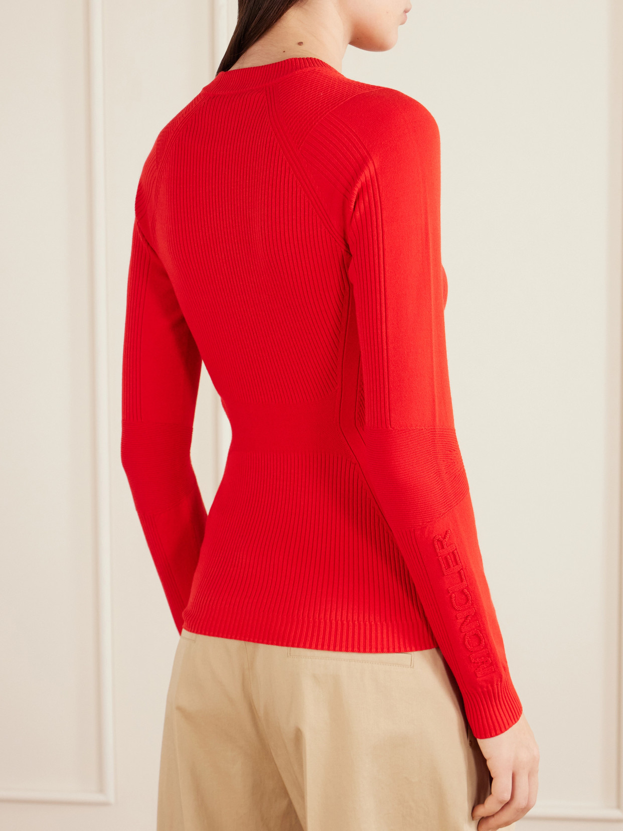 Grenoble - Appliquéd Ribbed-Knit T-Shirt