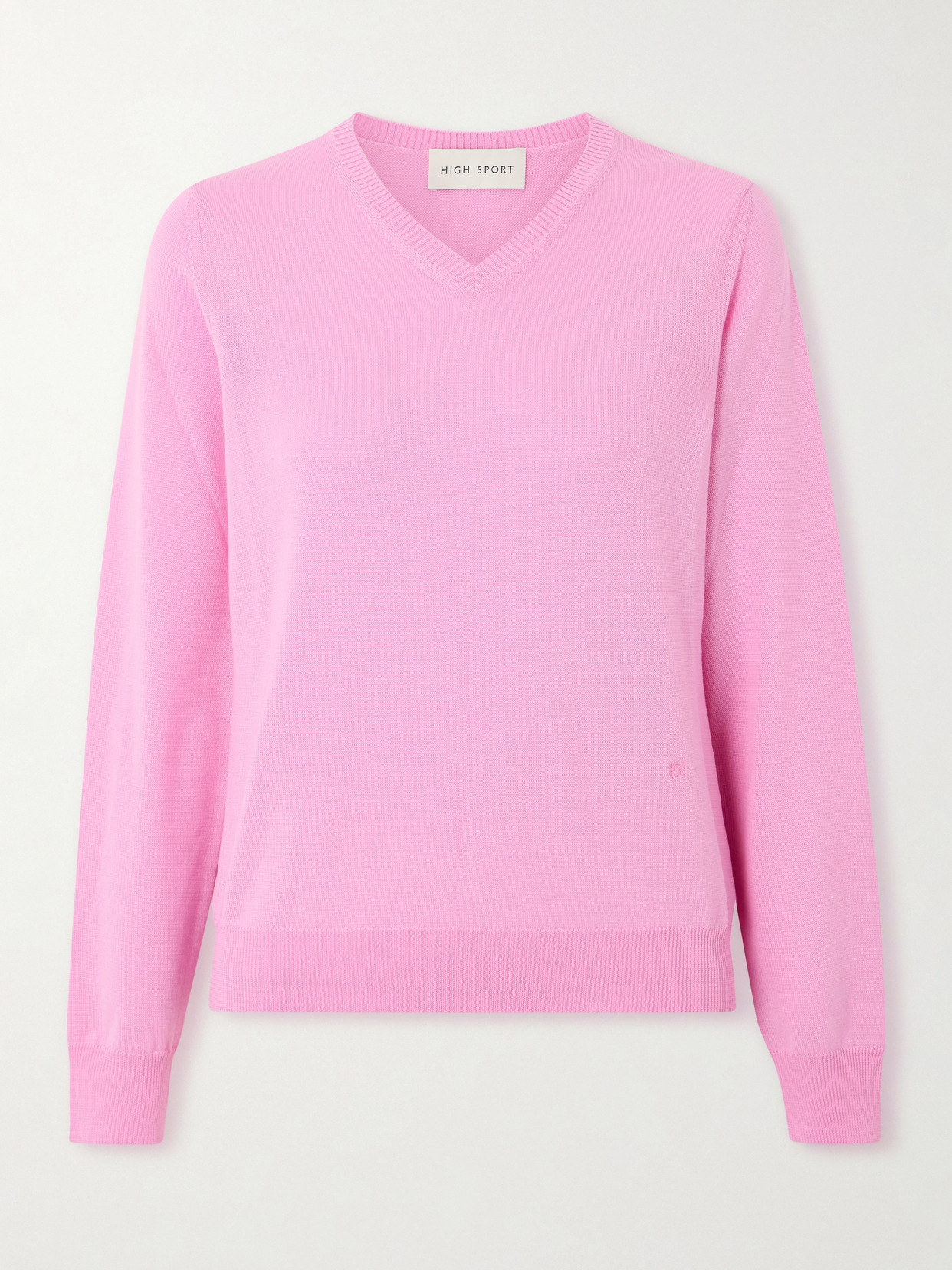 High Sport Billie Wool Sweater In Pink