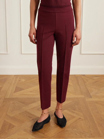 High Sport Louis cropped stretch wool-blend slim-leg pants