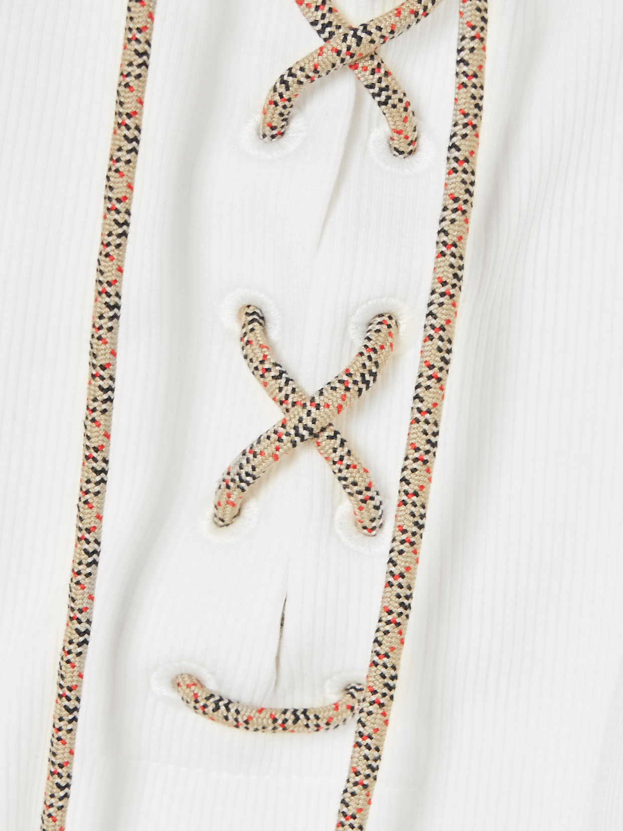 Burberry Adjustable-drawcord Tank Top In White