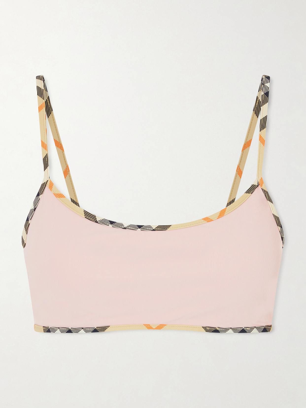 Burberry Bikini Top In Pink