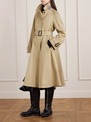 Burberry Ellingham belted cotton-gabardine trench coat
