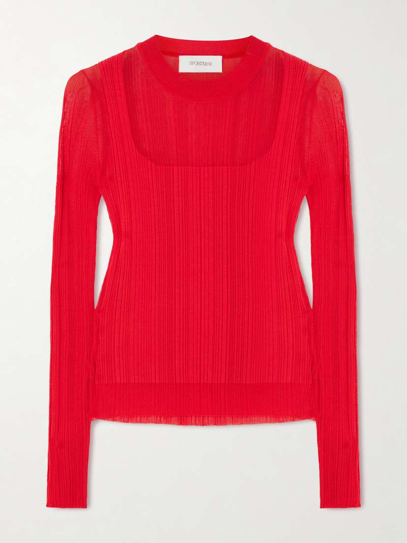Sportmax Ribbed-knit Top
