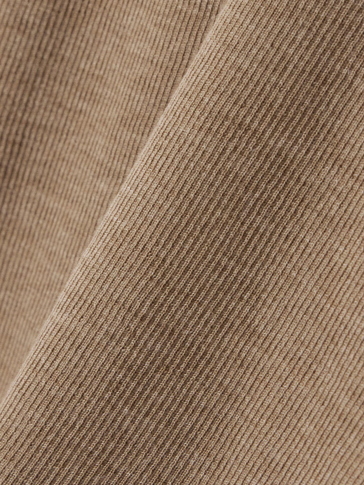 Ribbed Wool Polo