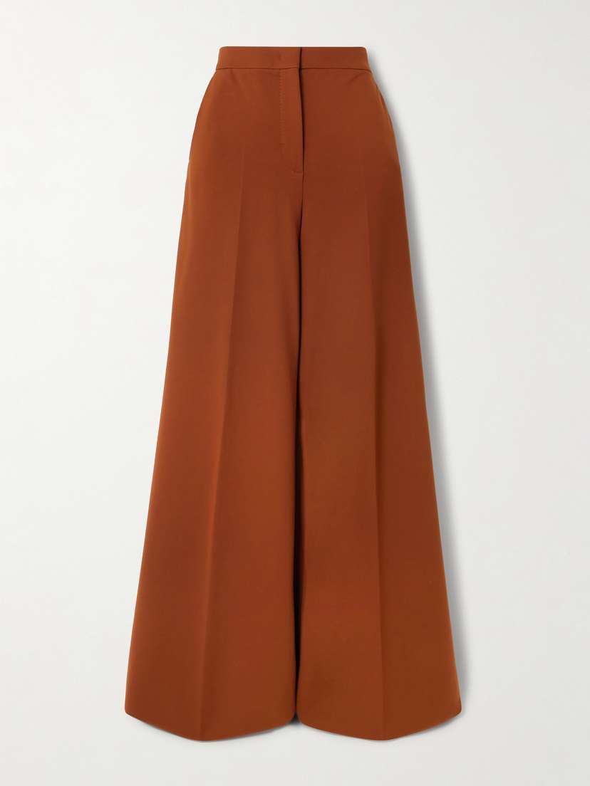 Max Mara Taverna Jersey Wide-leg Pants