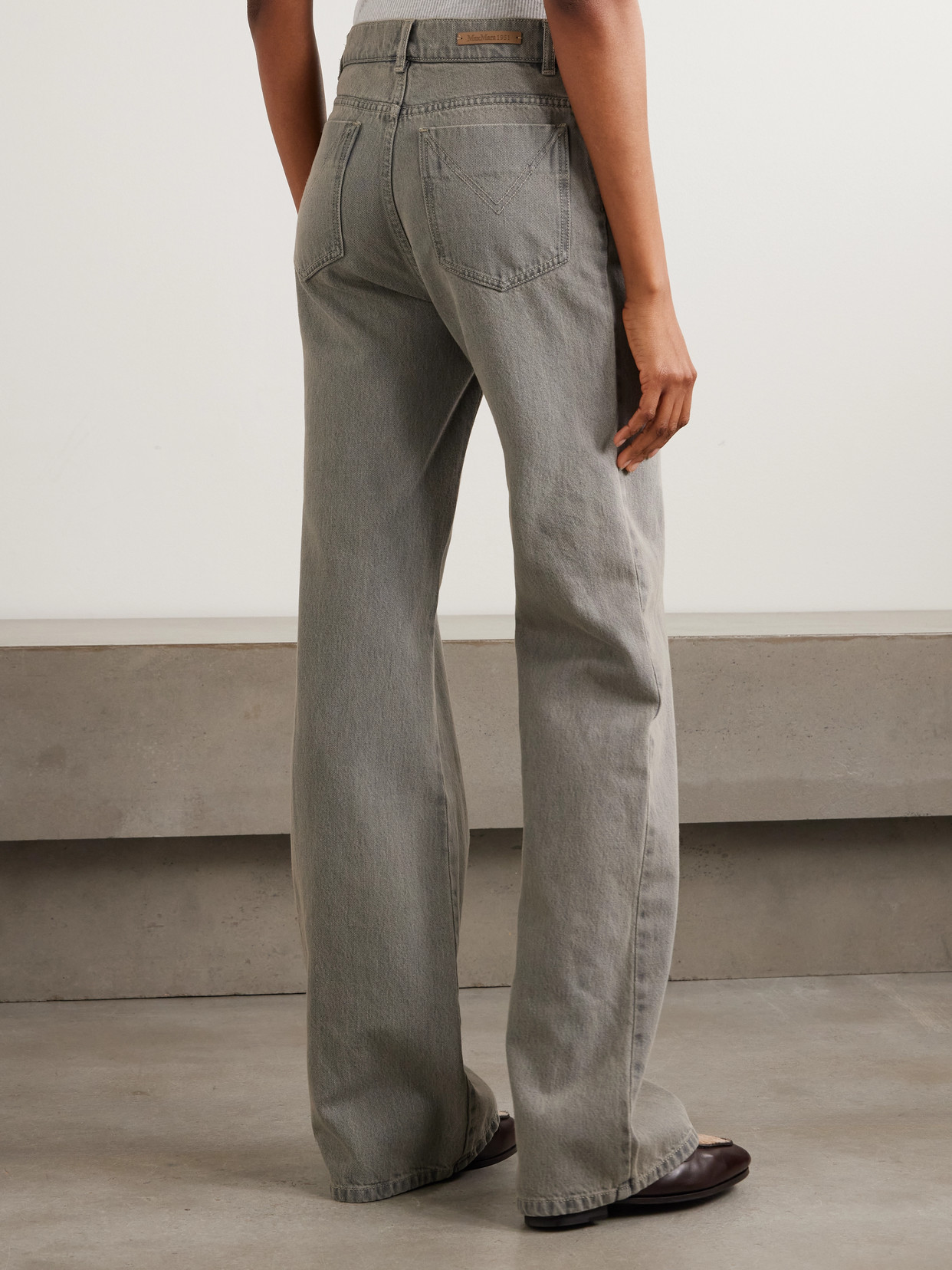 Max Mara Colibri Mid-rise Flared Jeans In Blue