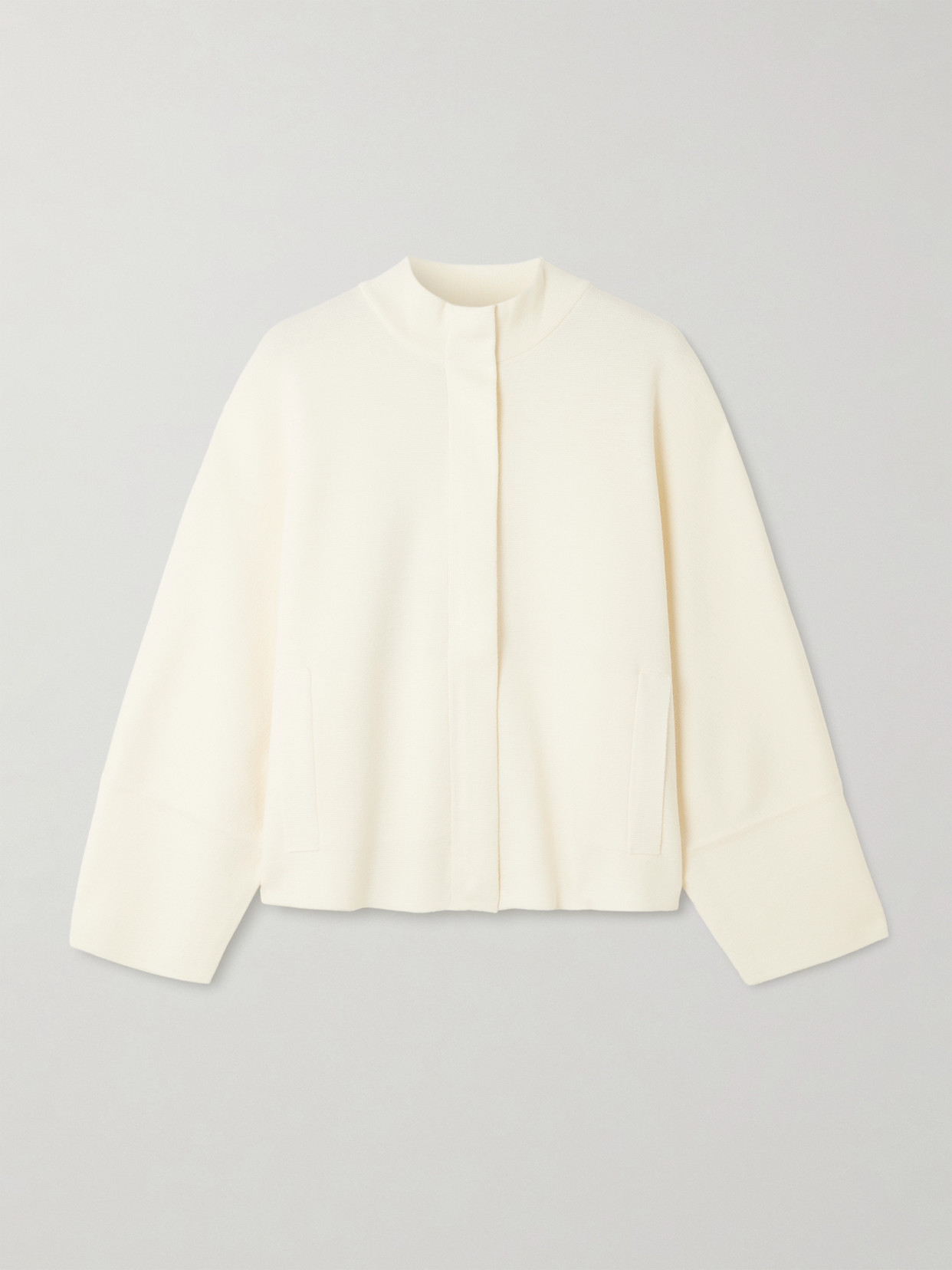 Max Mara Wool Cardigan In White