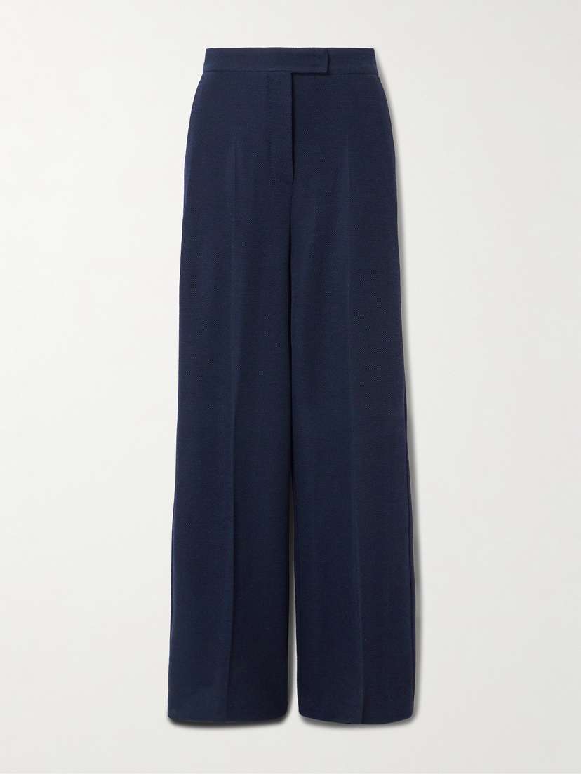 Max Mara — Wool wide-leg pants