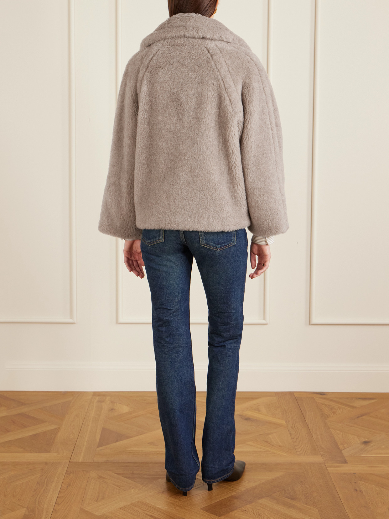 Max Mara Sand-coloured Teddy Coat In Alpaca And Cashmere In Neutral