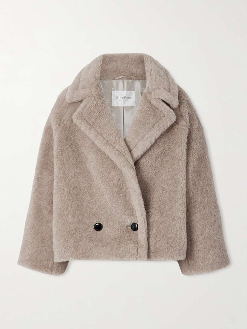 Max Mara Cambusa Double-breasted Alpaca, Cashmere And Silk-blend Coat