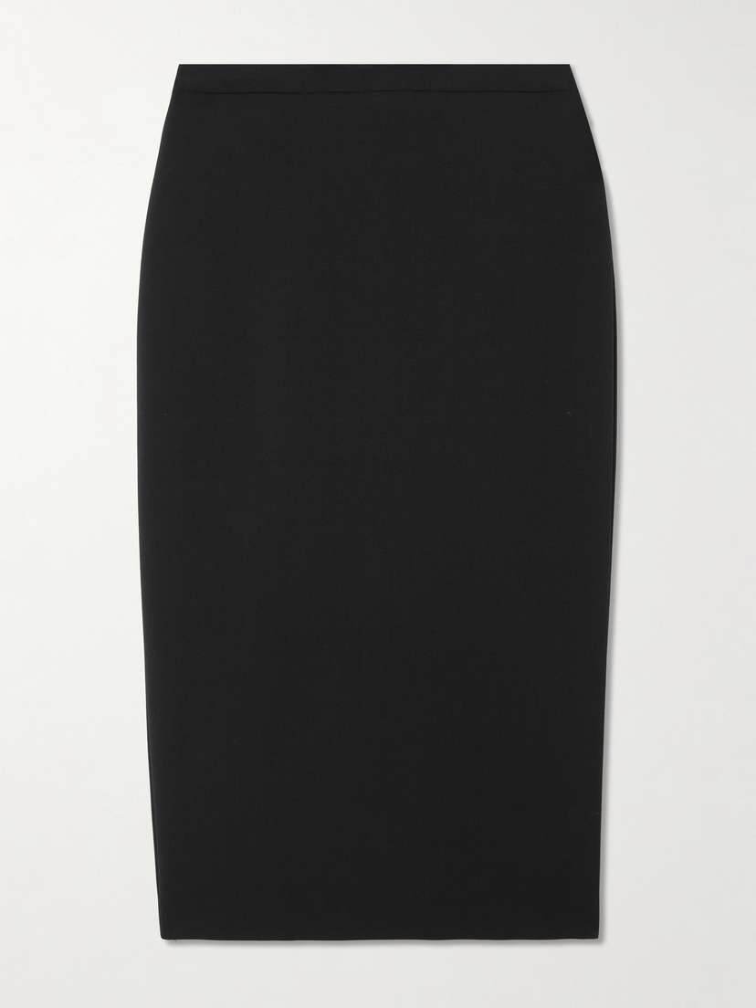 Max Mara — Wool-blend midi skirt