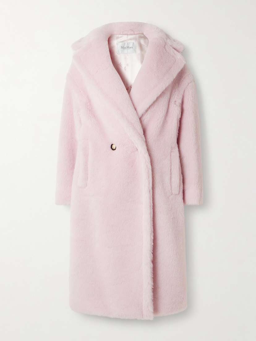 Max Mara Double-breasted Alpaca-blend Coat