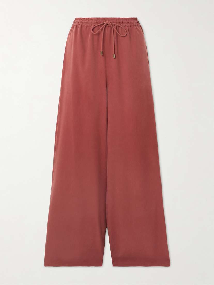 Max Mara — Genero silk pants