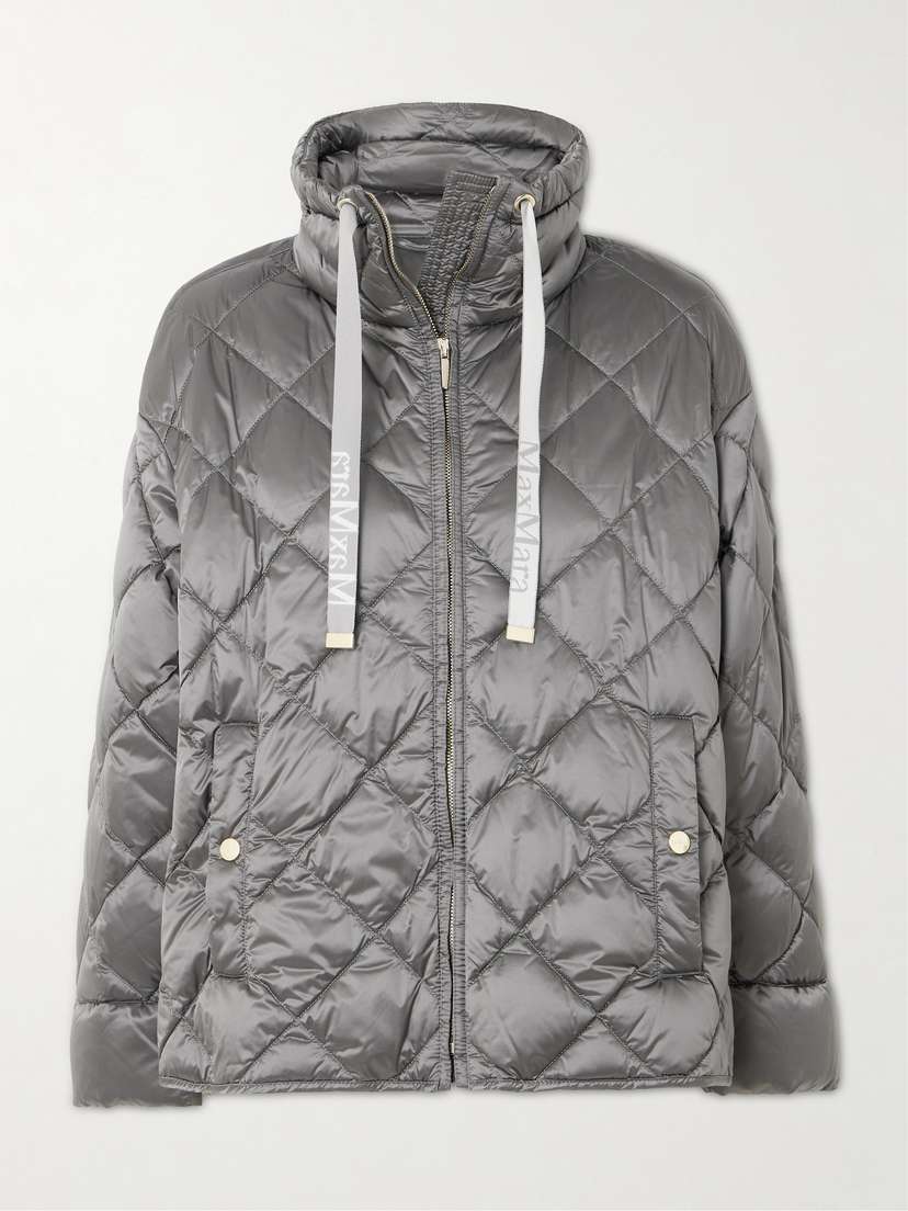 Max Mara The Cube Quilted Padded Shell Down Jacket