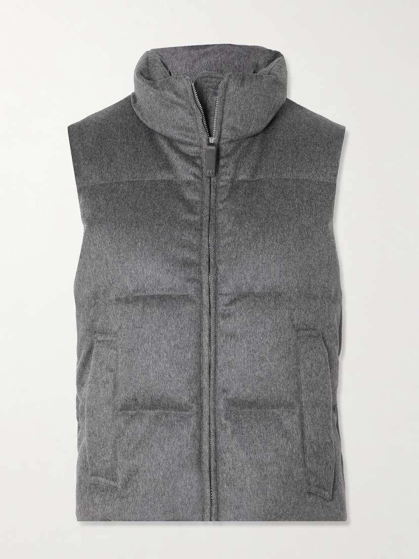 Max Mara Camoroso Quilted Padded Cashmere Down Gilet