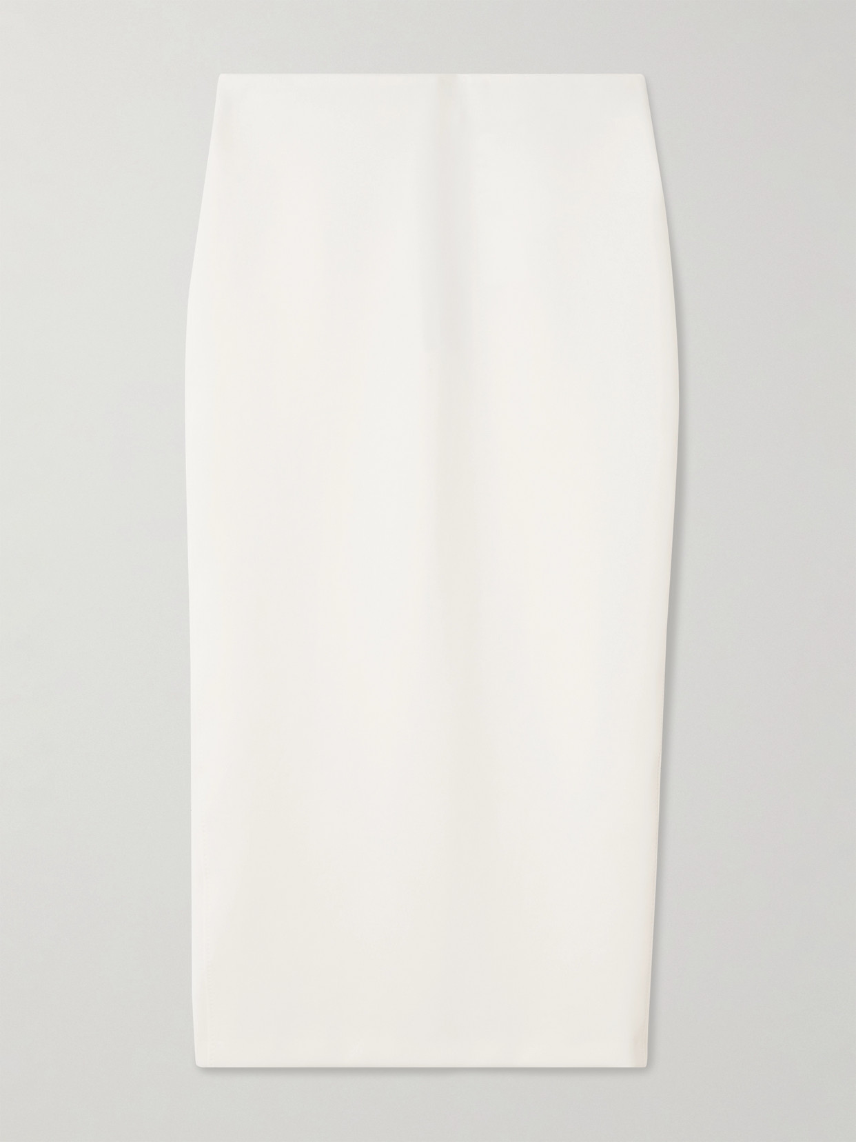 Max Mara Brandy Jersey Midi Skirt In White