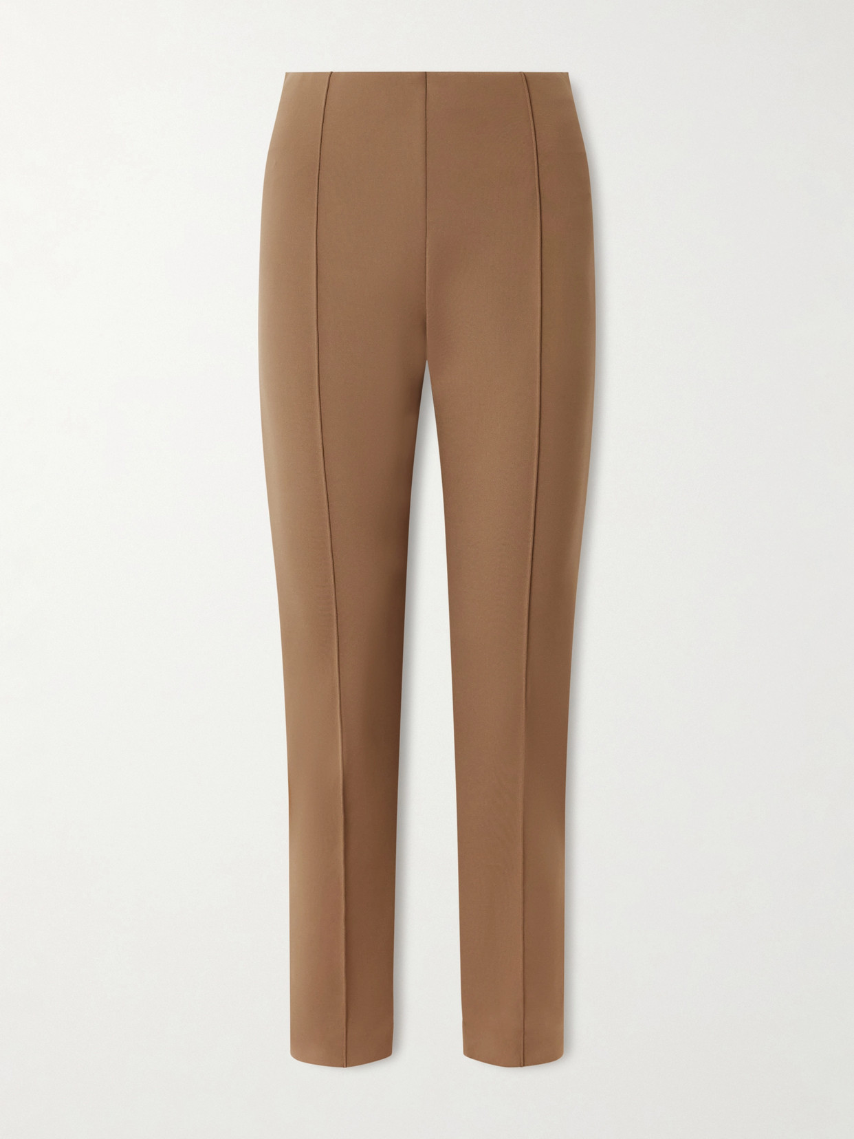 Max Mara Pergola Jersey Tapered Pants In Brown