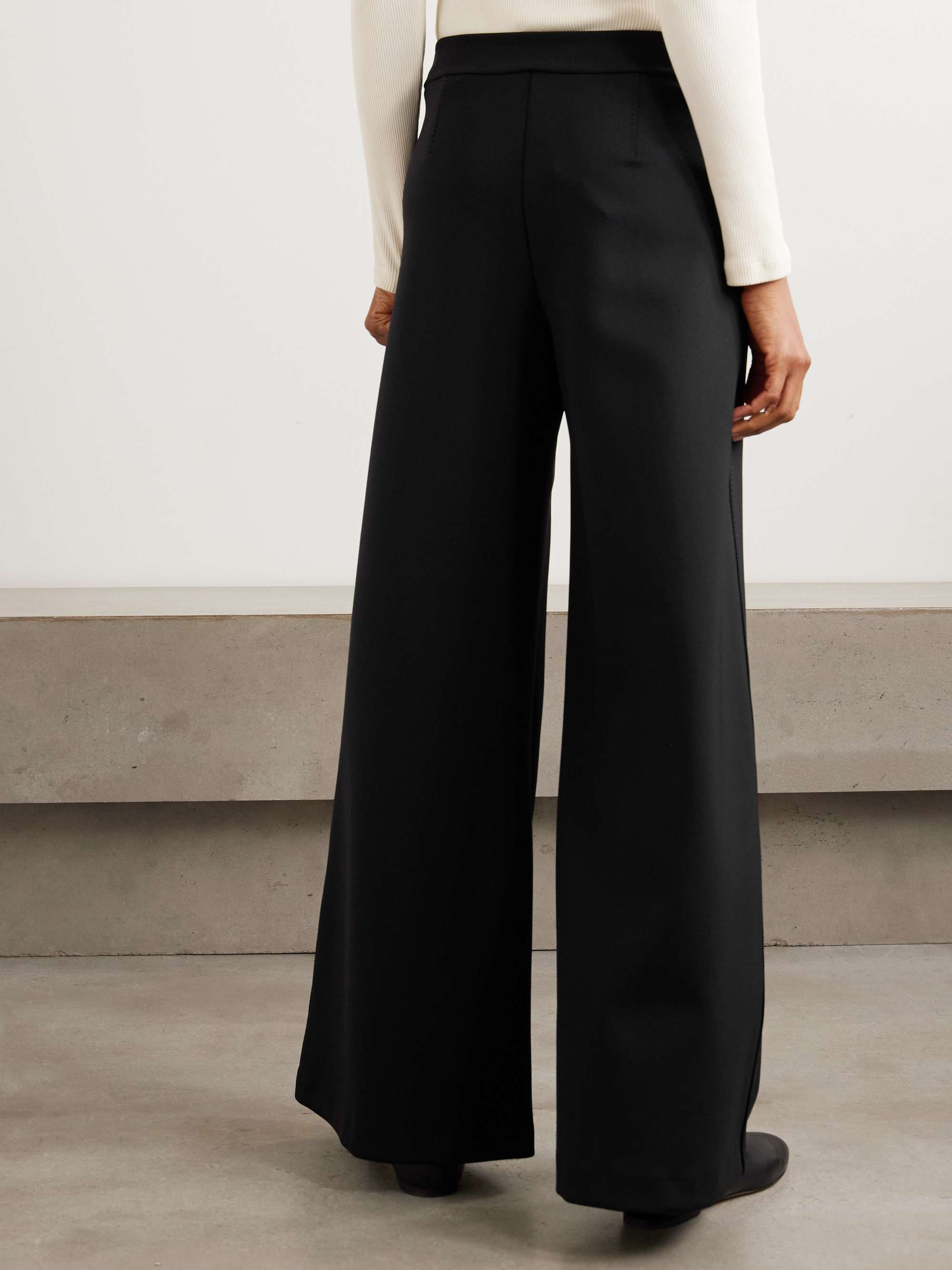 MAX MARA Nigella stretch-jersey wide-leg pants | NET-A-PORTER