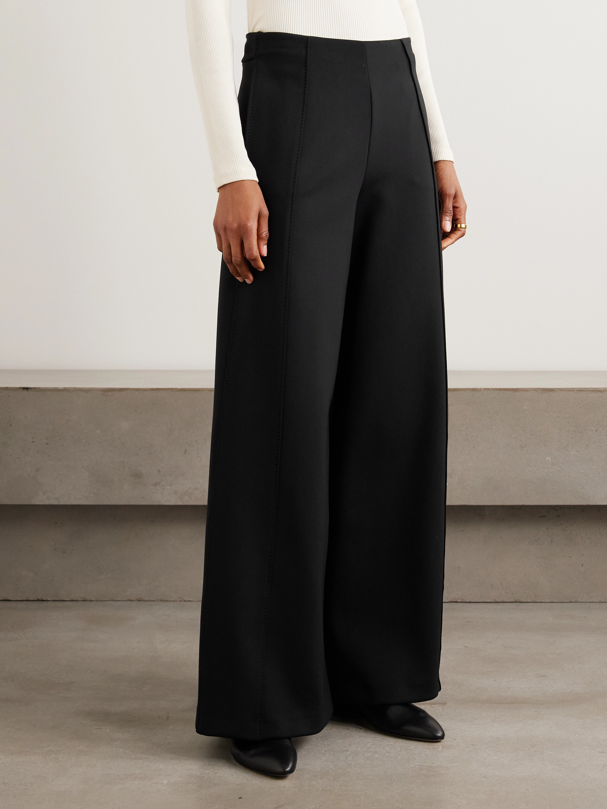 Max Mara - Nigella stretch-jersey wide-leg pants | Plush