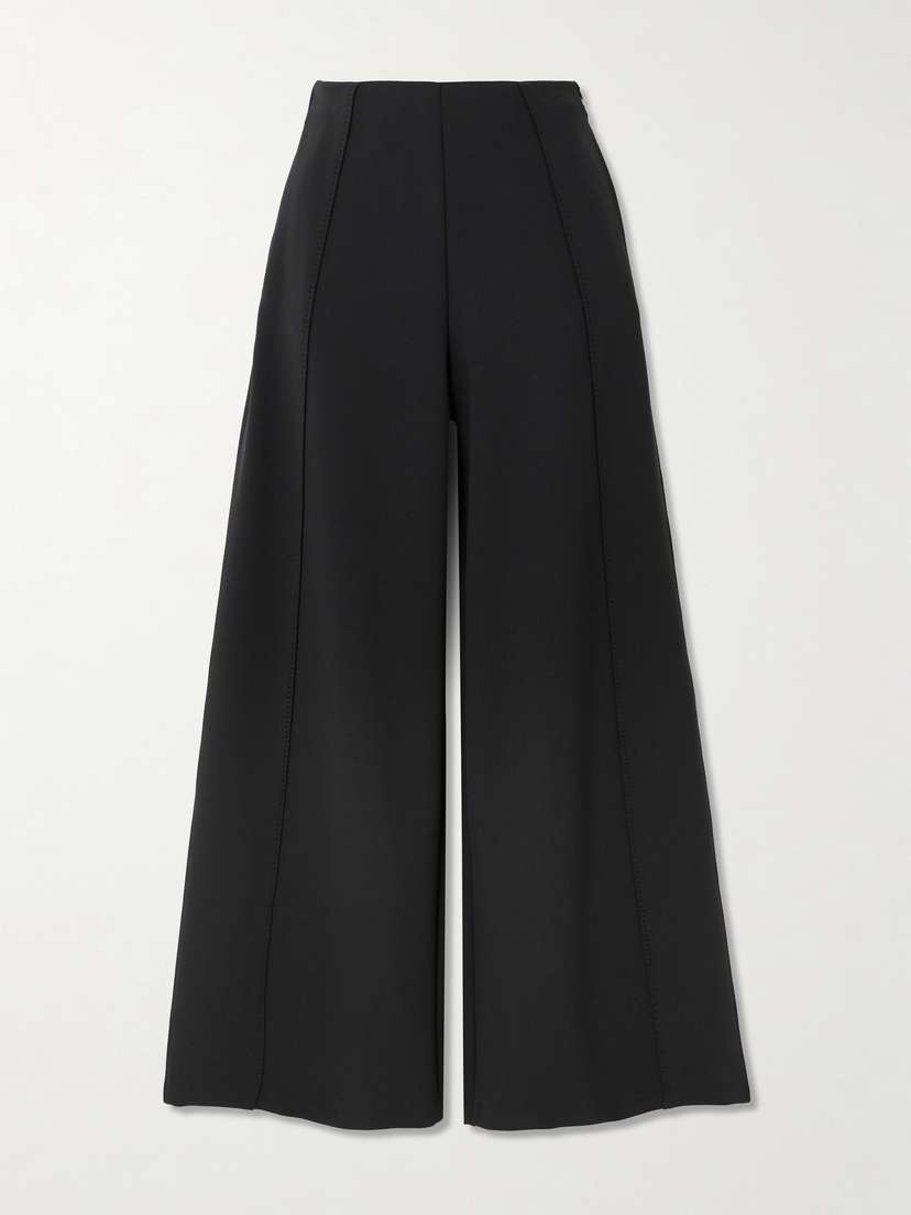 Max Mara Nigella Stretch-jersey Wide-leg Pants