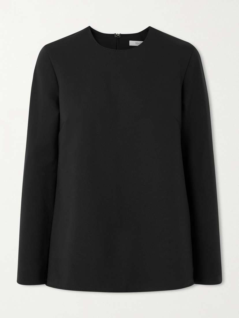 Max Mara — Satin-jersey T-shirt