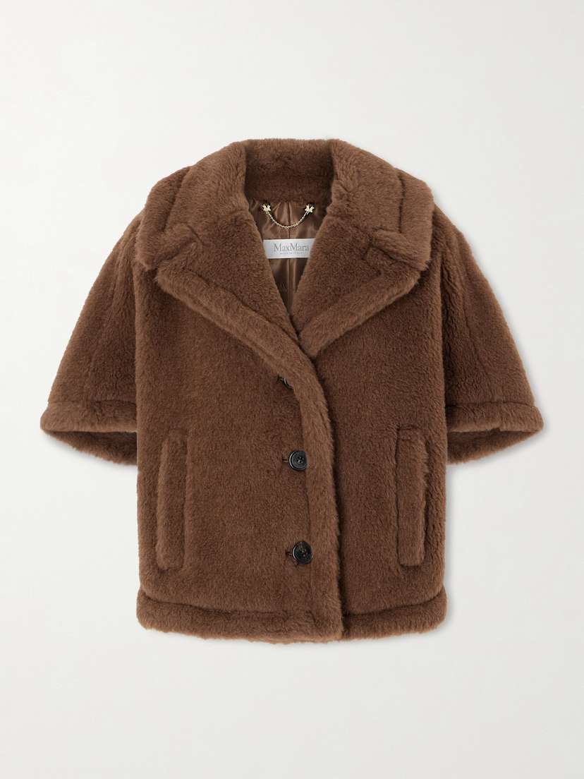 Max Mara Alpaca, Cashmere And Silk-blend Jacket