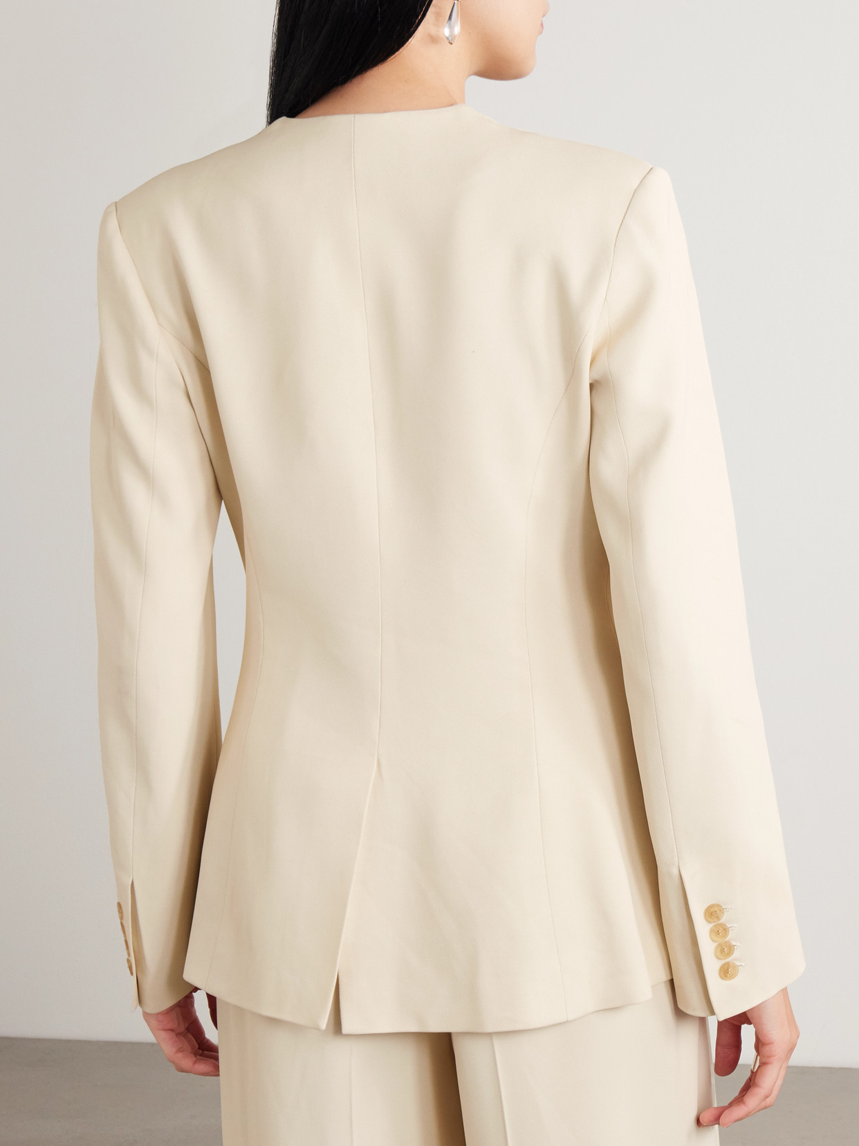 Heirlome Catalina Twill Blazer In Neutral
