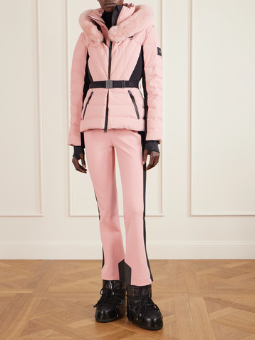 MACKAGE Elita hooded belted quilted down ski jacket