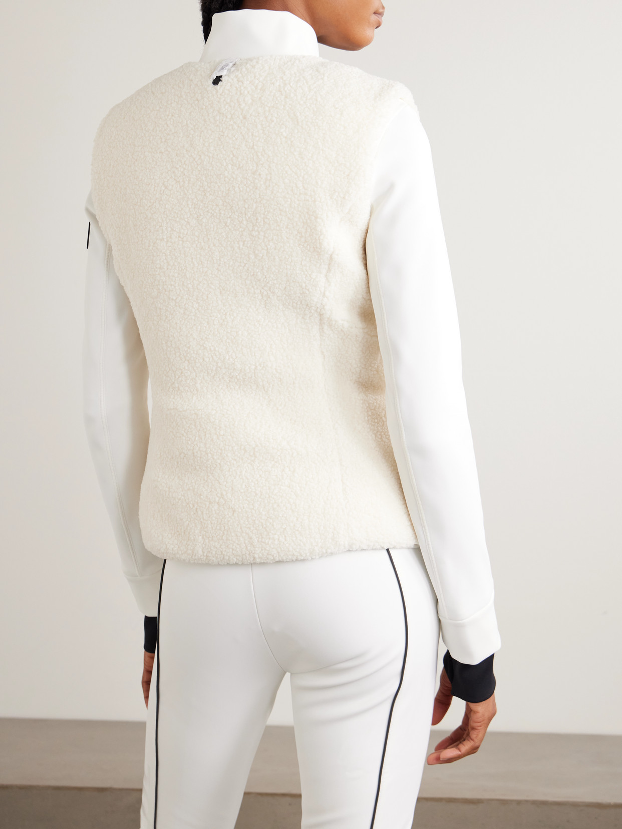 Mackage Dewi Convertible Fleece-trimmed Down Ski Jacket In Multi