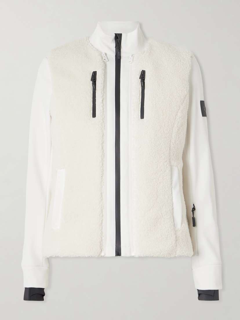 Mackage Dewi Convertible Fleece-trimmed Down Ski Jacket