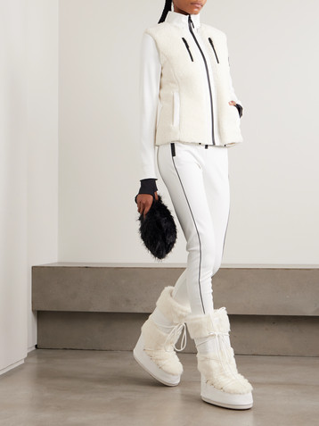 MACKAGE Dewi convertible fleece-trimmed down ski jacket