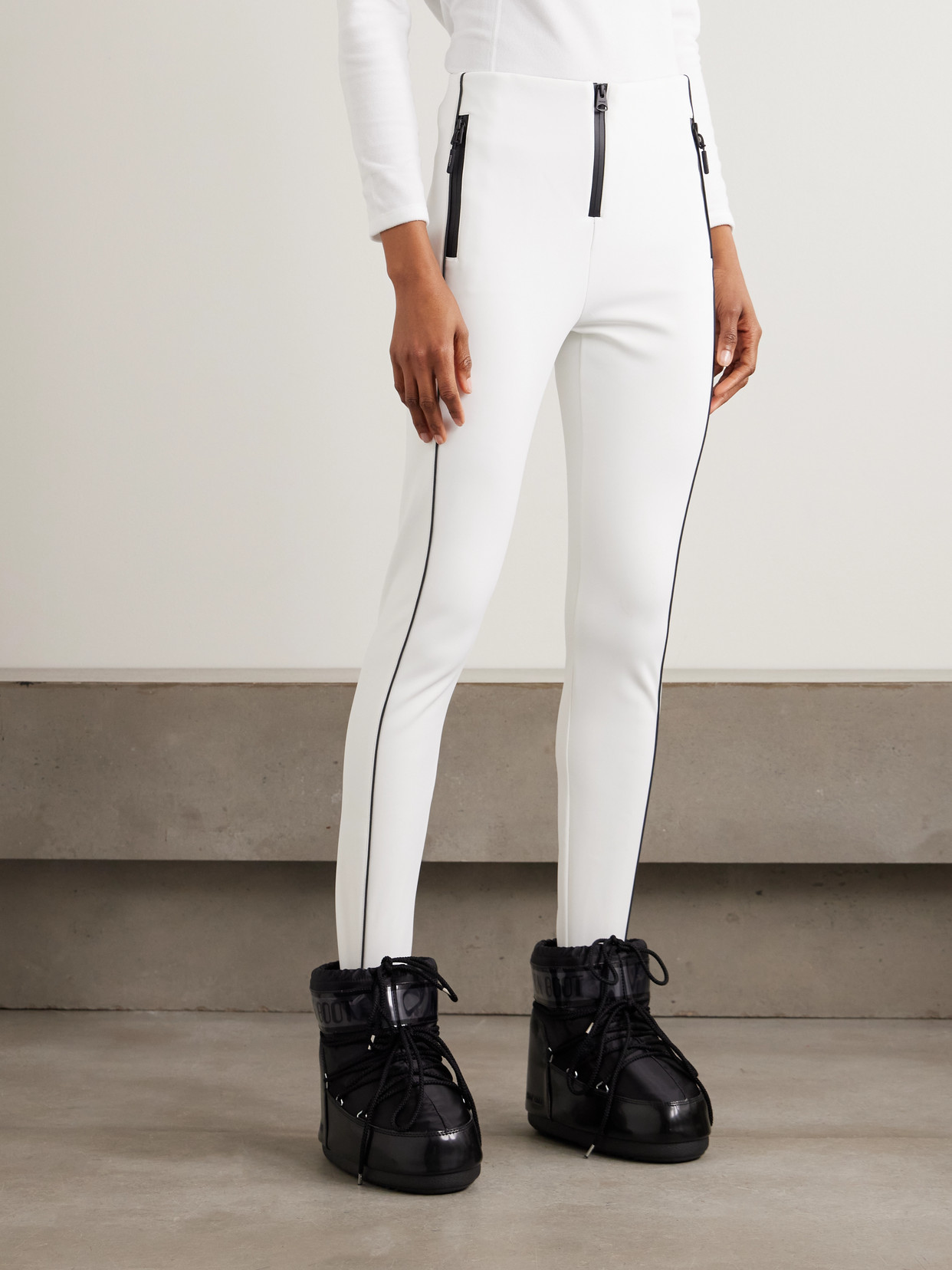 Mackage Zavi Ski Pants In White