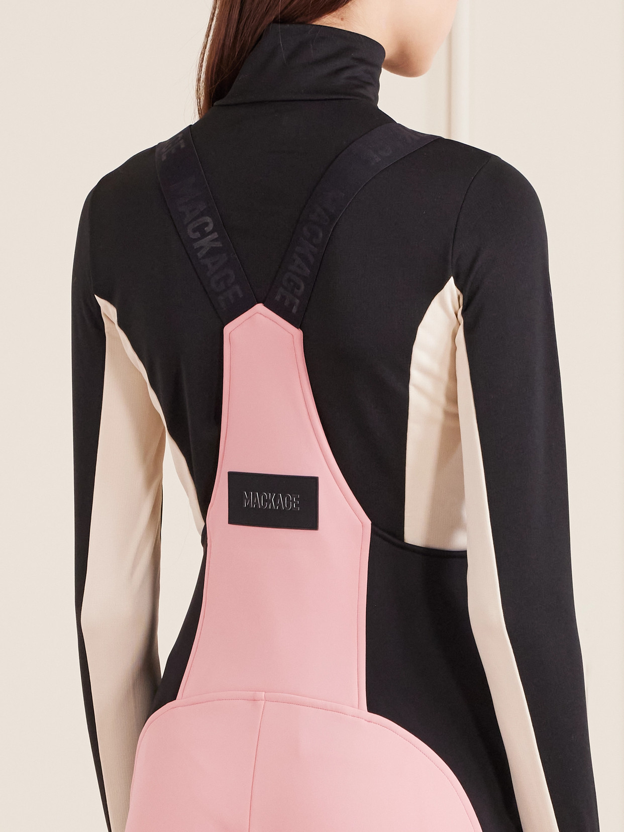 Mackage Gia Agile-360 Ski Suit In Pink