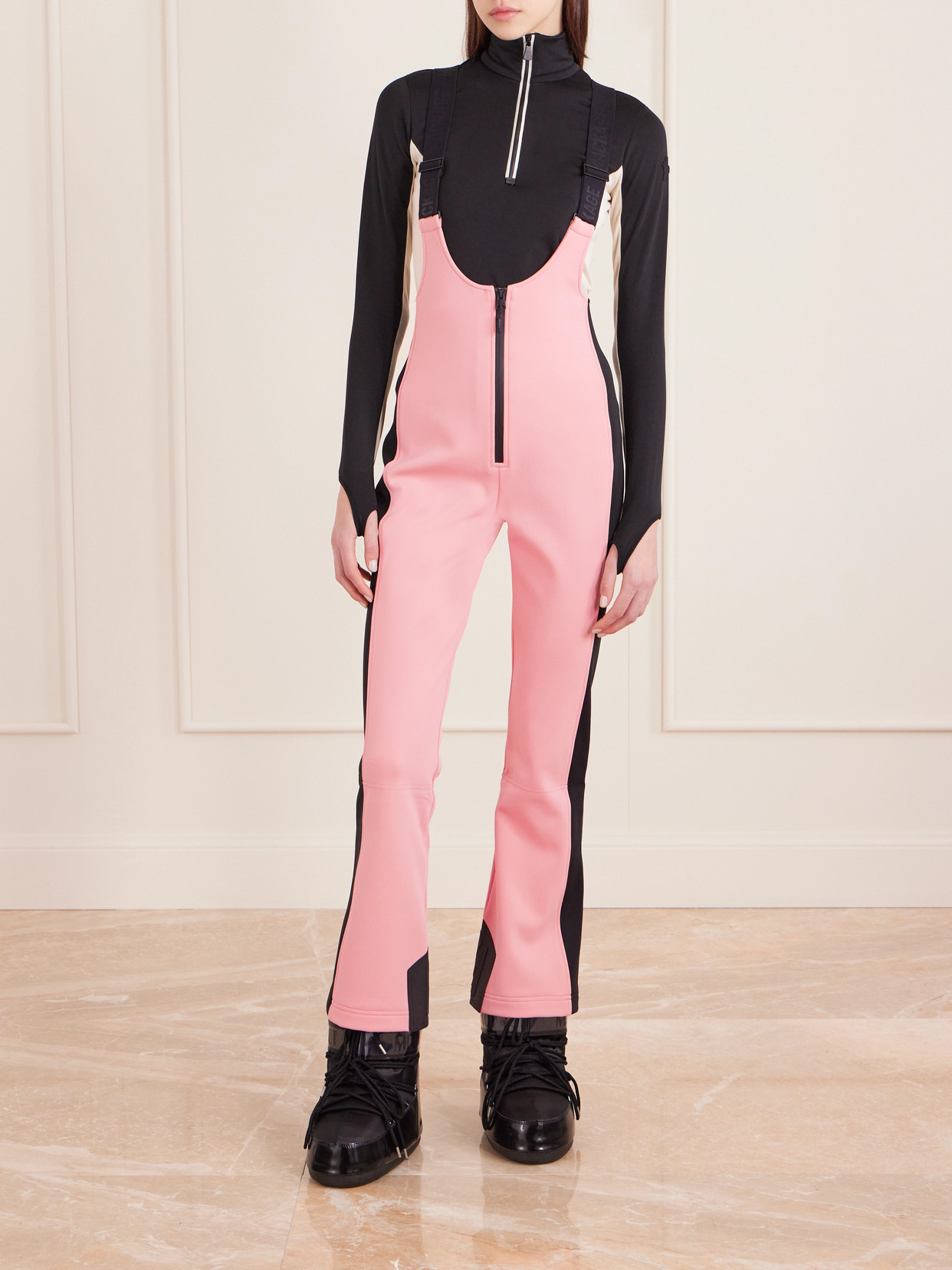 Mackage Gia Agile-360 Ski Suit In Pink