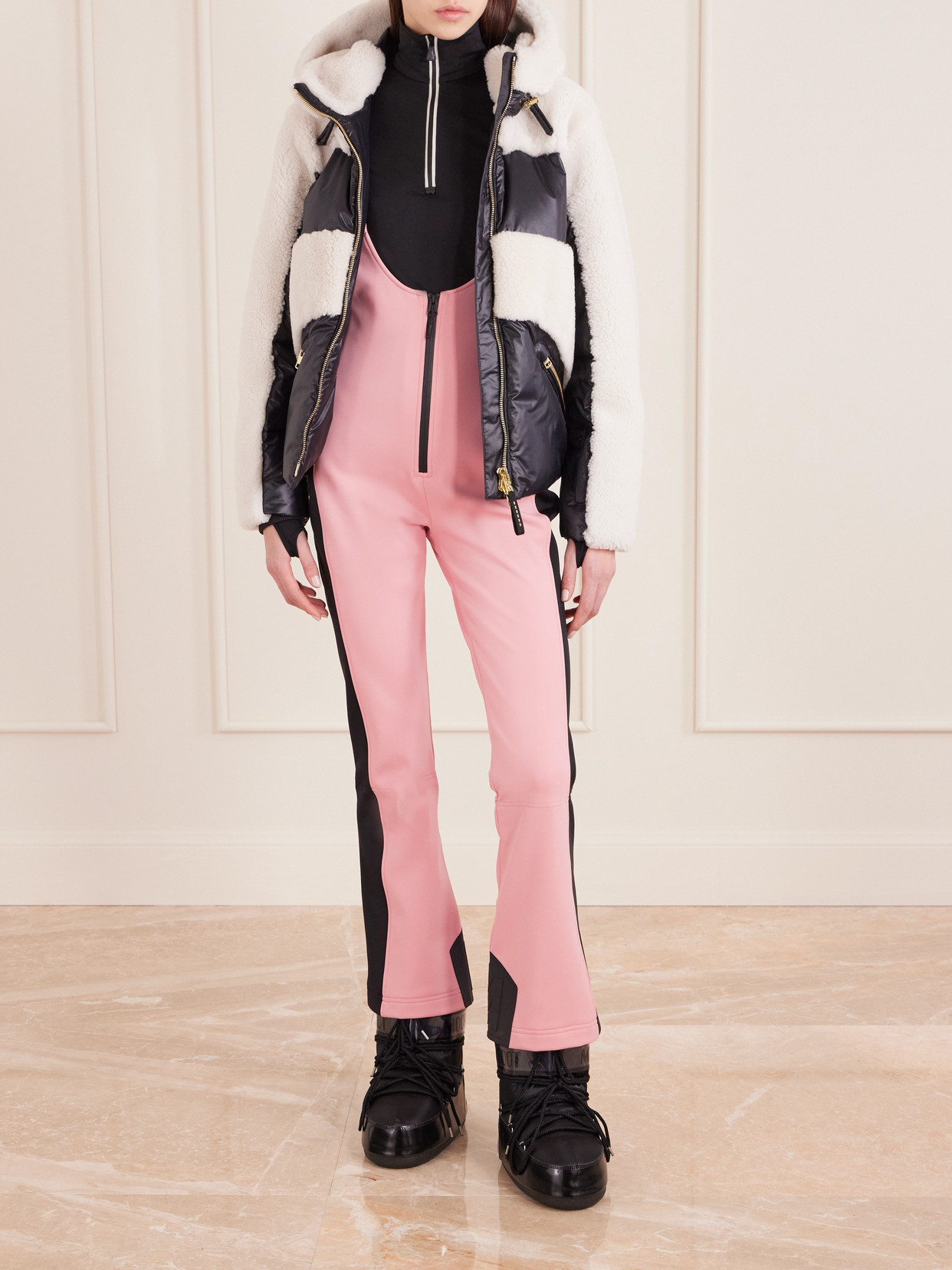 Mackage Gia Agile-360 Ski Suit In Pink