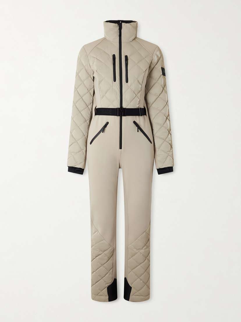 Mackage Inga Belted Quilted Padded Down Ski Suit